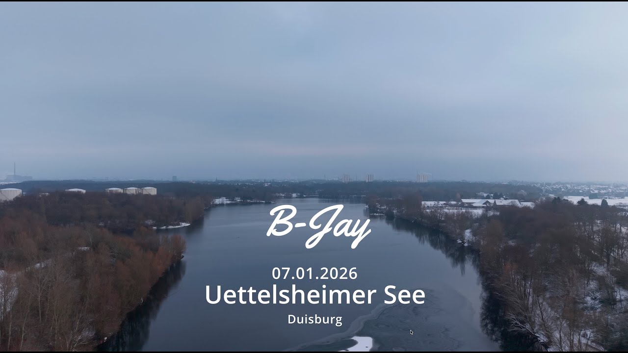 Thumbnail Uettelsheimer See in Duisburg im Winter | DJI Air 3S