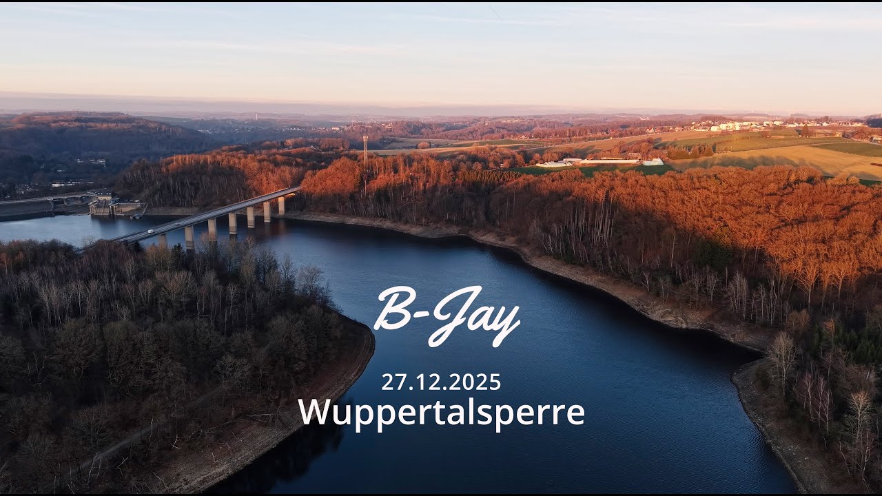 Thumbnail Wuppertalsperre im Winter | DJI Air 3S
